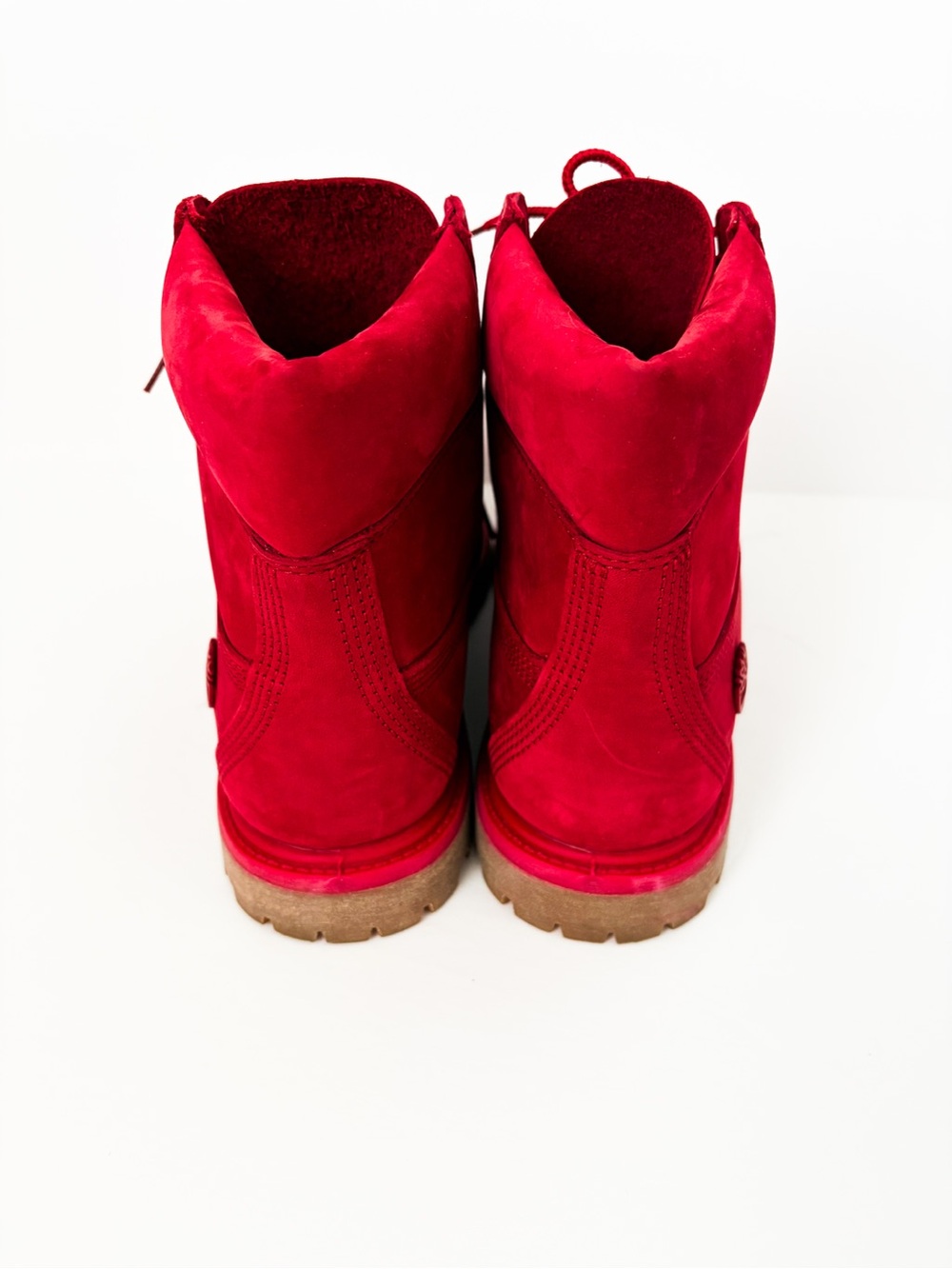 Timberland Men’s 6 Inch Premium Waterproof Boots in Striking Medium Red 9 - Picture 5 of 8